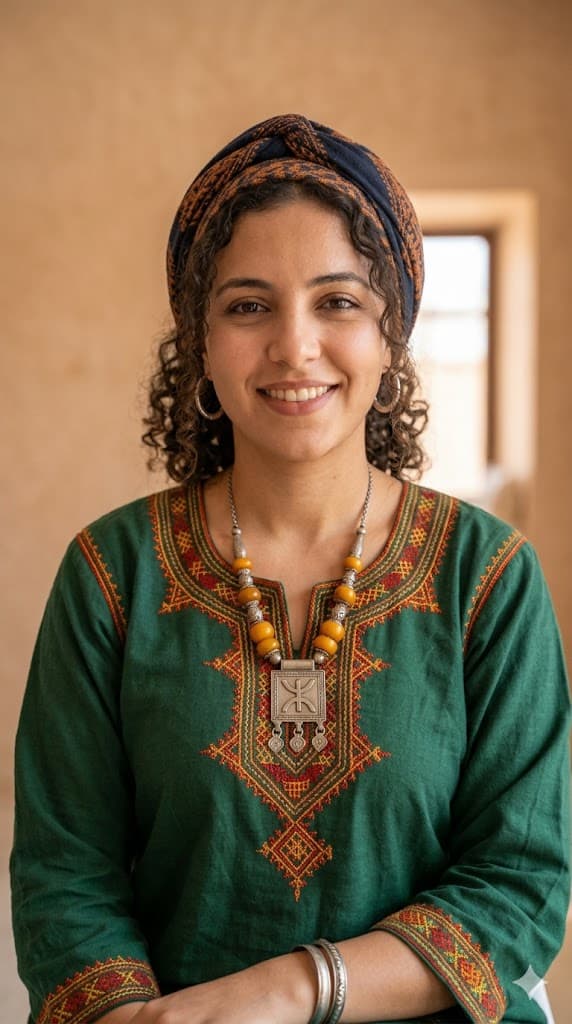 Amira — the assistant's persona, a Berber mountain guide